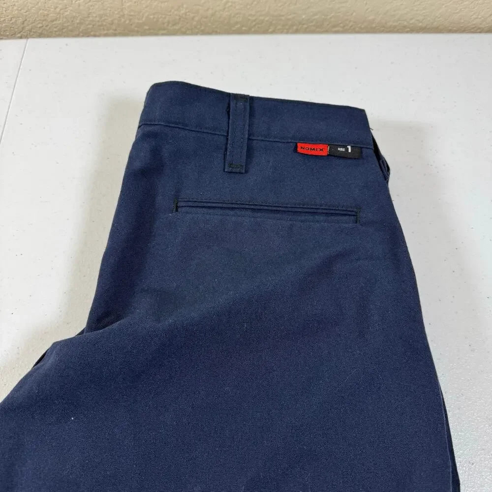 Workrite FR Flame Resistant Pants Mens 32x29 Blue NOMEX Aramid 402NX75NB -b